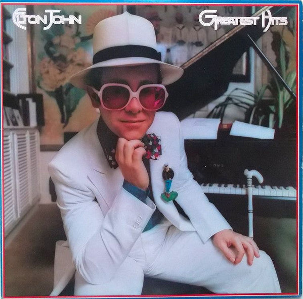 Elton John : Greatest Hits (LP, Comp, Pin)