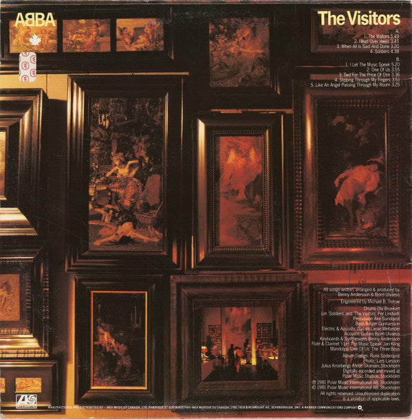 ABBA : The Visitors (LP, Album)