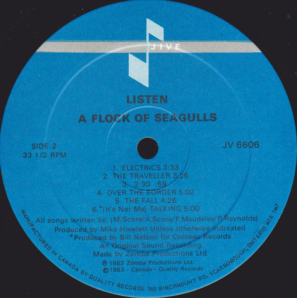 A Flock Of Seagulls : Listen (LP, Album)