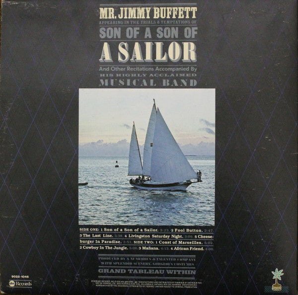 Jimmy Buffett : Son Of A Son Of A Sailor (LP, Album, Yel)