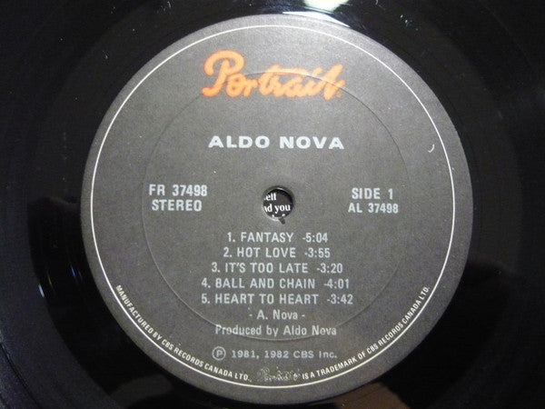 Aldo Nova : Aldo Nova (LP, Album)