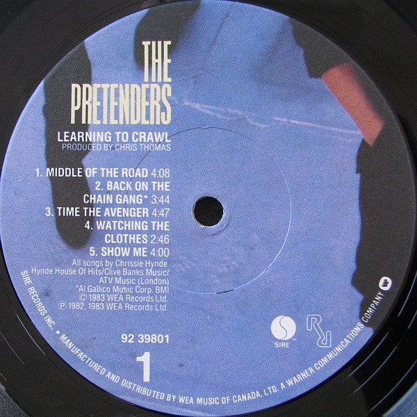 The Pretenders : Learning To Crawl (LP, Album, Cap)