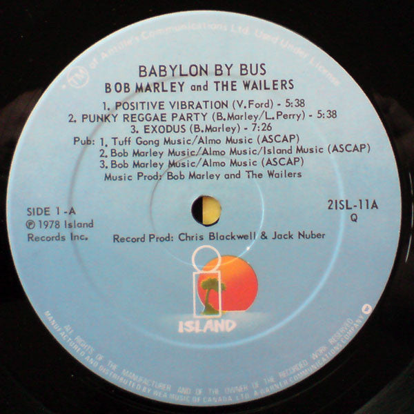 Bob Marley & The Wailers : Babylon By Bus (2xLP, Album, RE, Qua)