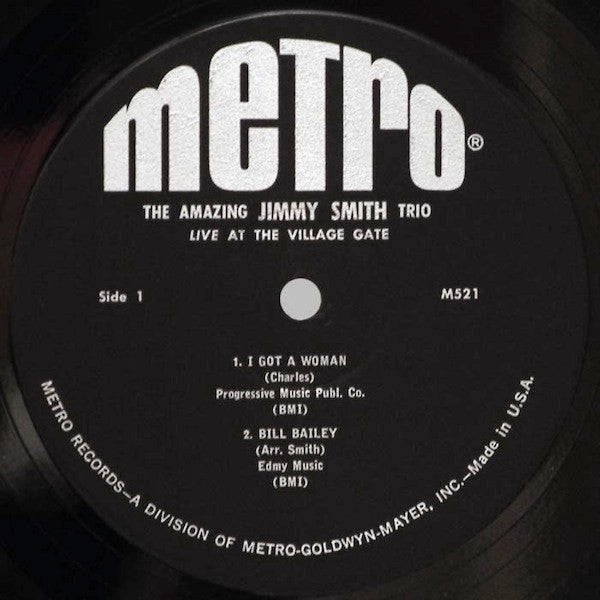 The Amazing Jimmy Smith Trio* : Live At The Village Gate (LP, Album, Mono)