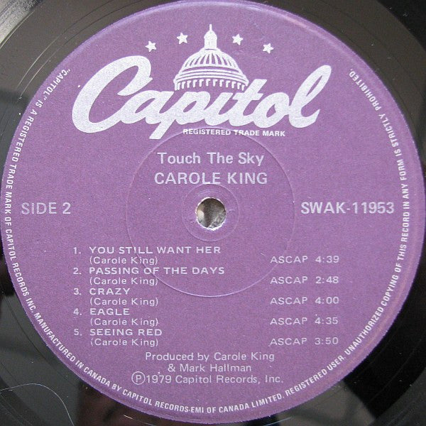 Carole King : Touch The Sky (LP, Album)