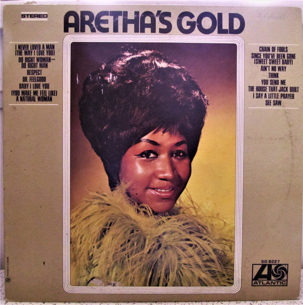 Aretha Franklin : Aretha's Gold (LP, Album, Comp)