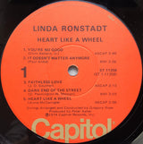 Linda Ronstadt : Heart Like A Wheel (LP, Album, Win)