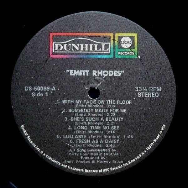 Emitt Rhodes : Emitt Rhodes (LP, Album)