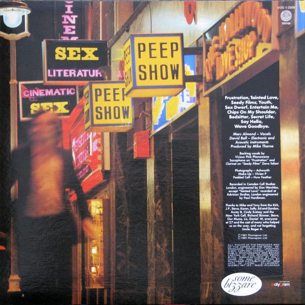 Soft Cell : Non-Stop Erotic Cabaret (LP, Album)