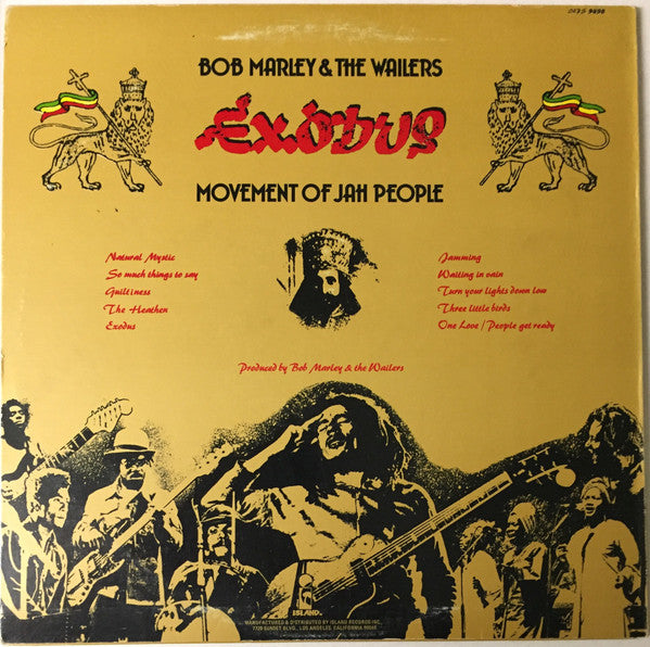 Bob Marley & The Wailers : Exodus (LP, Album)