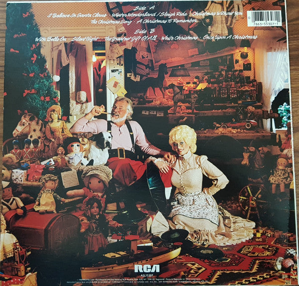 Kenny* & Dolly* : Once Upon A Christmas (LP, Album)