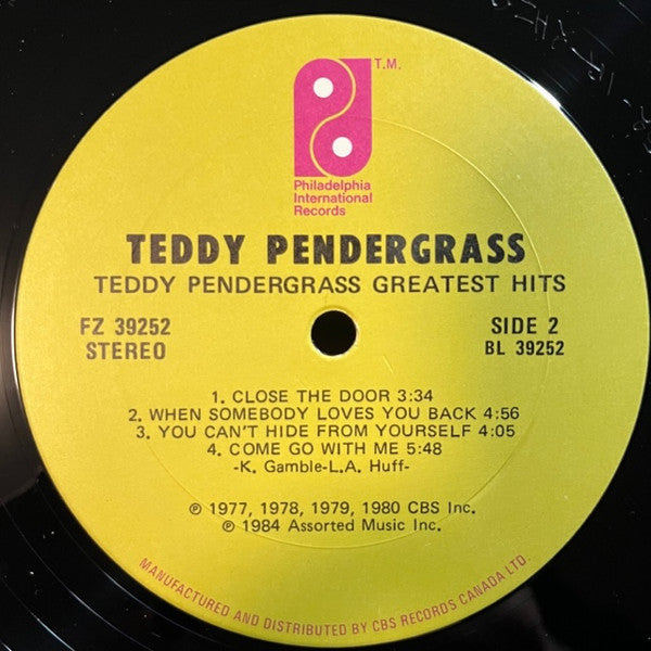 Teddy Pendergrass : Greatest Hits (LP, Comp)