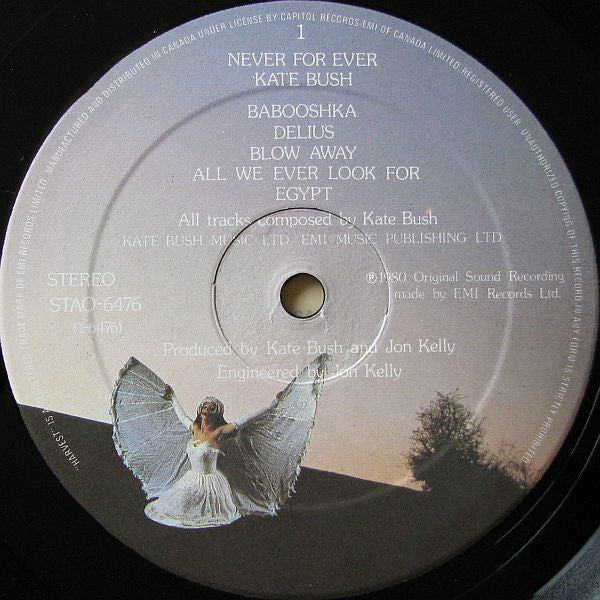 Kate Bush : Never For Ever (LP, Album)