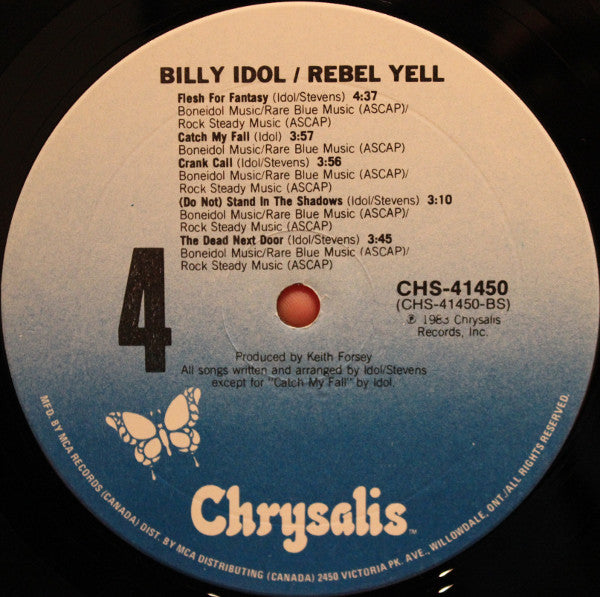 Billy Idol : Rebel Yell (LP, Album)