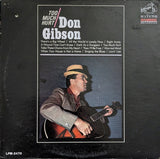 Don Gibson : Too Much Hurt (LP, Album, Mono, Hol)