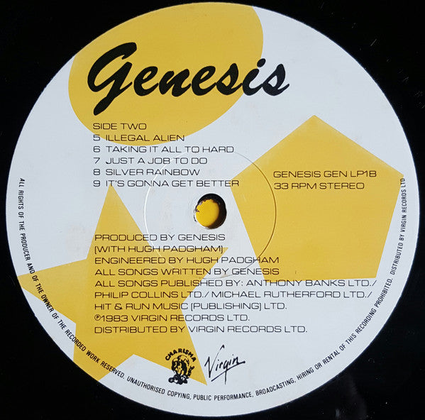 Genesis : Genesis (LP, Album, TA1)