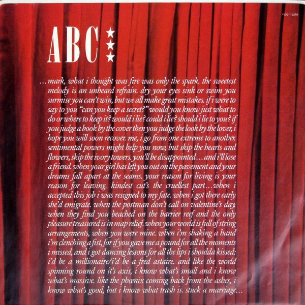 ABC : The Lexicon Of Love (LP, Album)