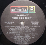 Three Dog Night : Harmony (LP, Album, RP, Tru)