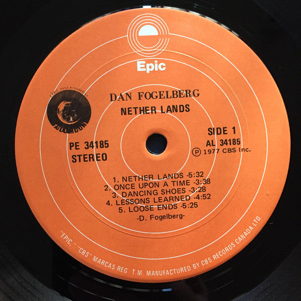 Dan Fogelberg : Nether Lands (LP, Album, Gat)