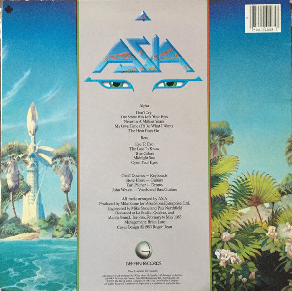 Asia (2) : Alpha (LP, Album)