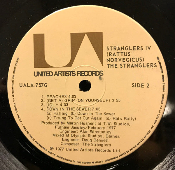 The Stranglers : Stranglers IV (Rattus Norvegicus) (LP, Album, 1st)