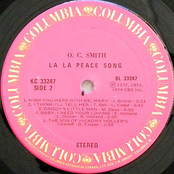 OC Smith : La La Peace Song (LP)