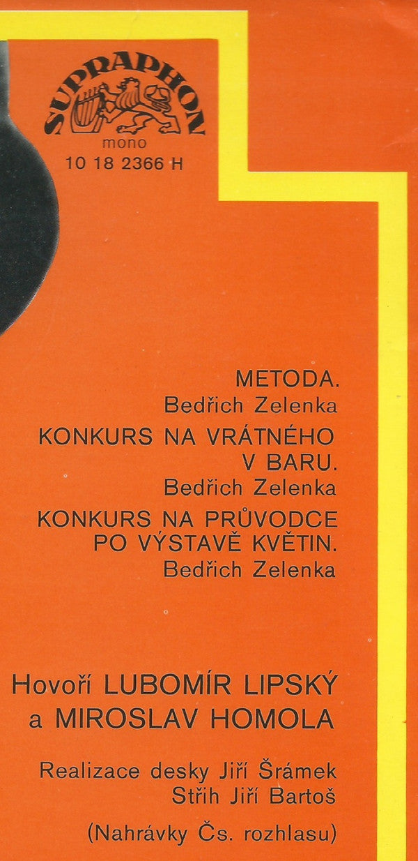 Lubomír Lipský, Miroslav Homola : Večer S Hlustvisihákem (LP, Album, Mono, RP)