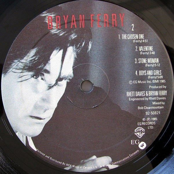 Bryan Ferry : Boys And Girls (LP, Album)