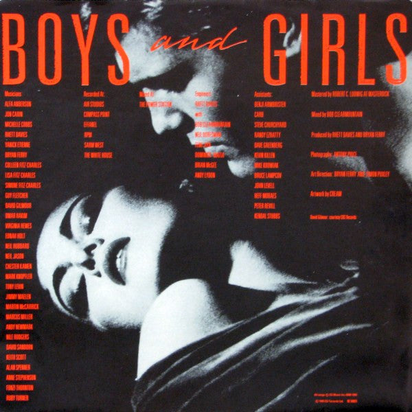 Bryan Ferry : Boys And Girls (LP, Album)