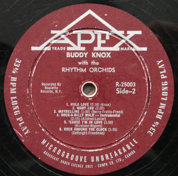 Buddy Knox : Buddy Knox (LP, Album, Mono, M/Print)
