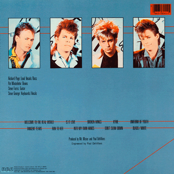 Mr. Mister : Welcome To The Real World (LP, Album, RE)