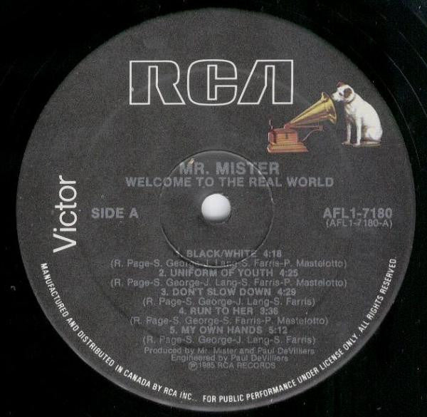 Mr. Mister : Welcome To The Real World (LP, Album, RE)