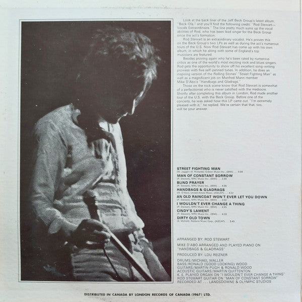 Rod Stewart : The Rod Stewart Album (LP, Album, Gat)