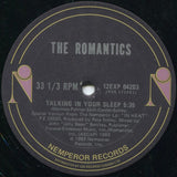 The Romantics : Talking In Your Sleep (12", Single)