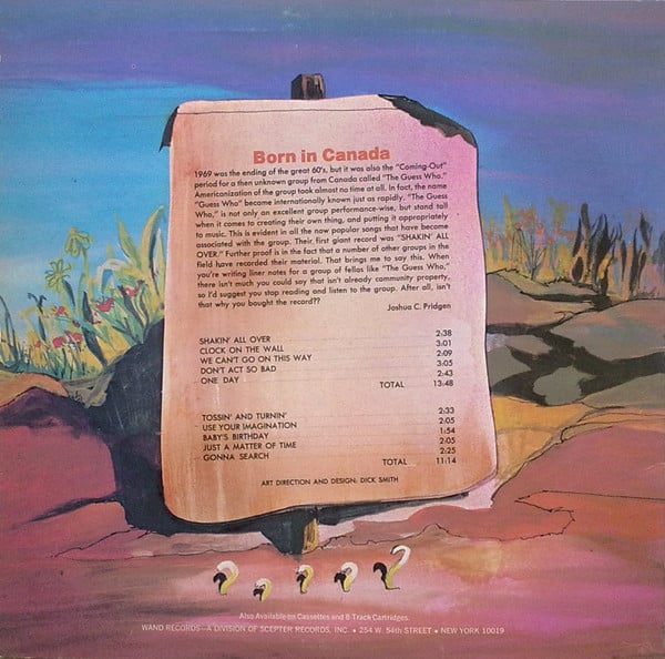 The Guess Who : Born In Canada (LP, Album, Club)