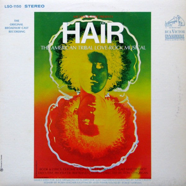 Various : Hair - The American Tribal Love-Rock Musical - The Original Broadway Cast Recording (LP, Album)