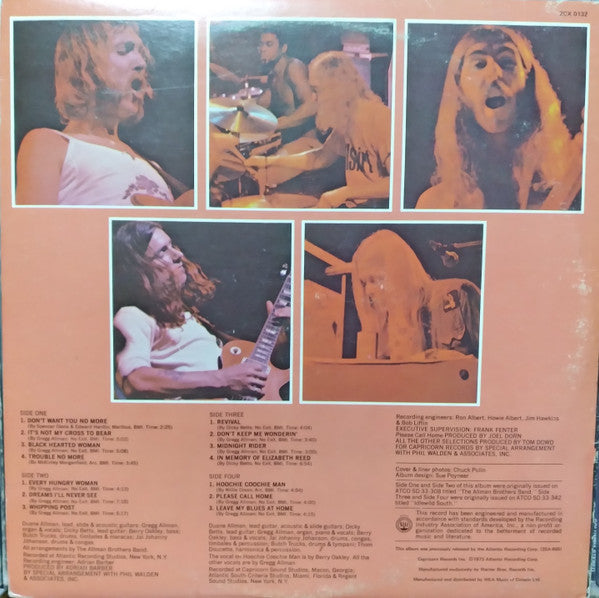 The Allman Brothers Band : Beginnings (2xLP, Comp, RE)