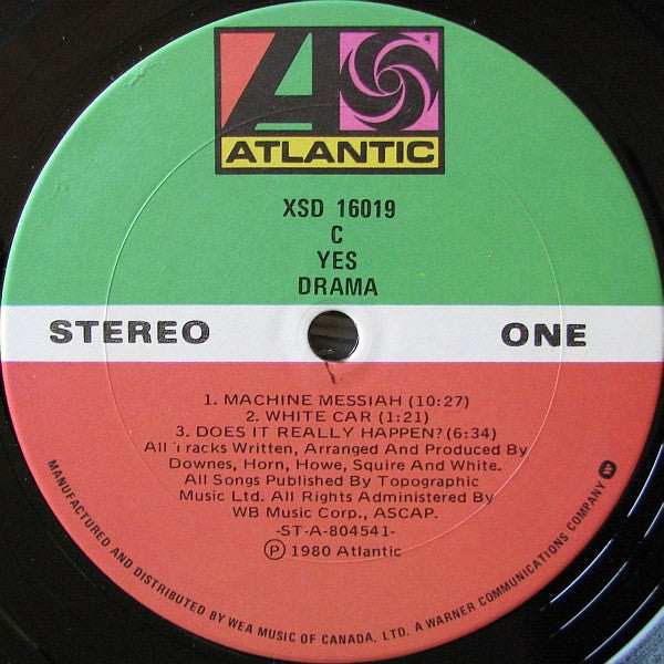 Yes : Drama (LP, Album, Gat)