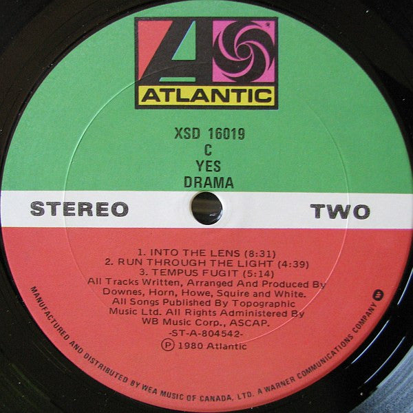 Yes : Drama (LP, Album, Gat)