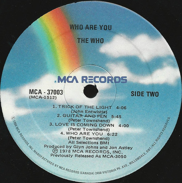 The Who : Who Are You (LP, Album, RE)