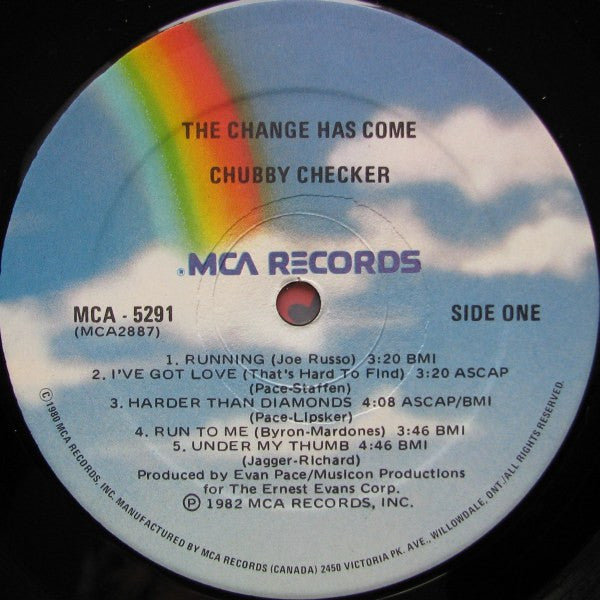 Chubby Checker : The Change Has Come (LP, Album)