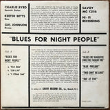 Charlie Byrd : Blues For Night People (LP, Album, Mono)