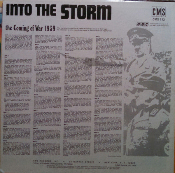 Various : Into The Storm - The Coming Of War 1939 (LP, Comp, Mono)