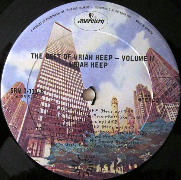 Uriah Heep : The Best Of Uriah Heep Volume 2 (LP, Comp)