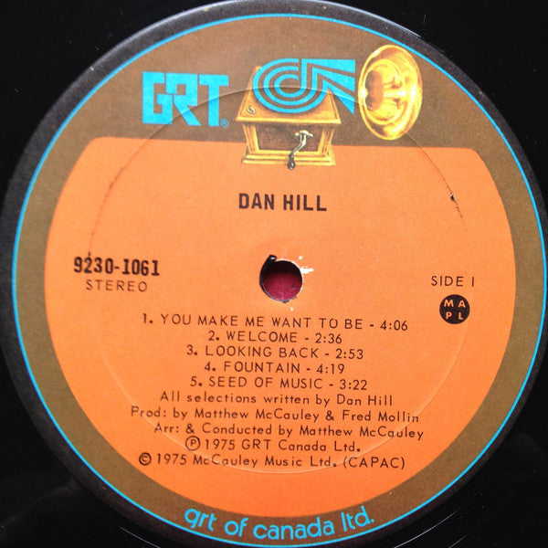 Dan Hill : Dan Hill (LP, Album, Gat)