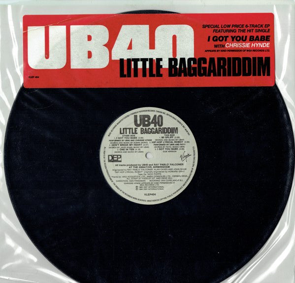UB40 : Little Baggariddim (12", EP)