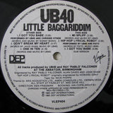 UB40 : Little Baggariddim (12", EP)