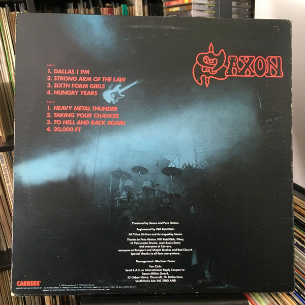 Saxon : Strong Arm Of The Law (LP, Album, RE)
