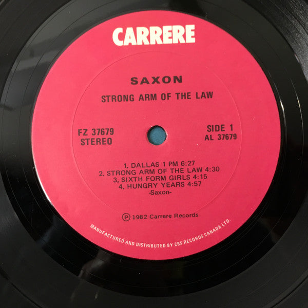 Saxon : Strong Arm Of The Law (LP, Album, RE)