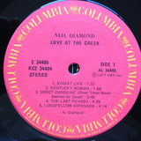 Neil Diamond : Love At The Greek: Recorded Live At The Greek Theatre (2xLP, Album)